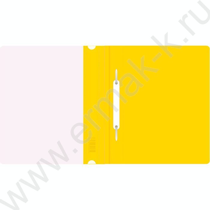 Скоросшиватель пл A5 желтый прозрач.верх.лист | Фото 3