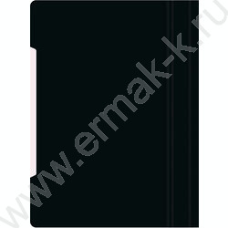 Скоросшиватель пл черный прозрач.верх.лист, карман на лиц.стороне | Фото 3