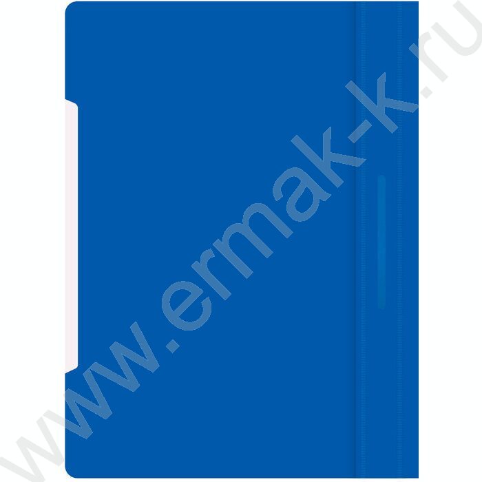 Скоросшиватель пл синий прозрач.верх.лист, карман на лиц.стороне | Фото 2