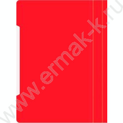 Скоросшиватель пл красный прозрач.верх.лист, карман на лиц.стороне | Фото 2