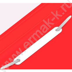 Скоросшиватель пл красный прозрач.верх.лист, карман на лиц.стороне | Фото 4