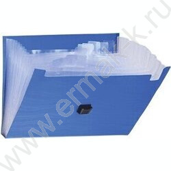 Папка-портфель с замком "Daily" 13отд. синий А4 | Фото 2