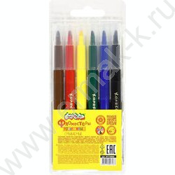 Фломастеры   6цв Каляка-Маляка /трехгранные, грифель-3мм, блистер | Фото 6