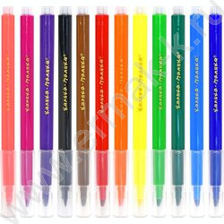 Фломастеры  12цв Каляка-Маляка /трехгранные, грифель-3мм, блистер | Фото 2