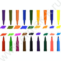 Фломастеры  18цв Каляка-Маляка /трехгранные, грифель-3мм, блистер | Фото 4