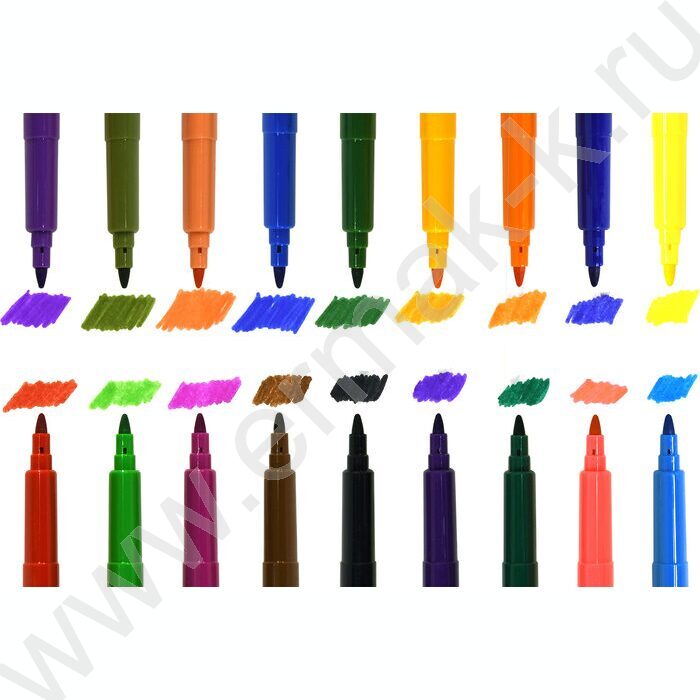 Фломастеры  18цв Каляка-Маляка /трехгранные, грифель-3мм, блистер | Фото 4