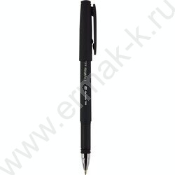 Ручка шар CityWrite.Black синяя 1мм /антискольз.корпус | Фото 1