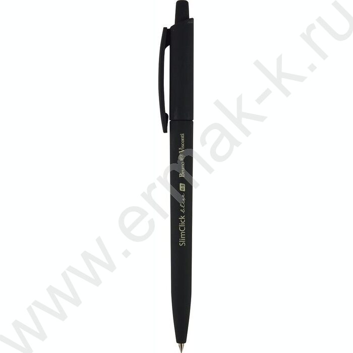 Ручка шар авт SlimClick.Black синяя 0,5мм /антискольз.корпус | Фото 1