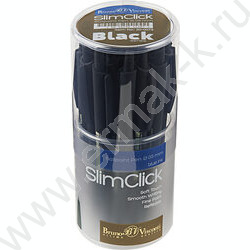 Ручка шар авт SlimClick.Black синяя 0,5мм /антискольз.корпус | Фото 5