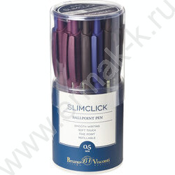 Ручка шар авт SlimClick.Original синяя 0,5мм /антискольз.корпус/3цв.корпуса | Фото 4