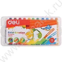 Пастель масляная 12цв  Color Emotion /шестигранная /пласт. кор. | Фото 1