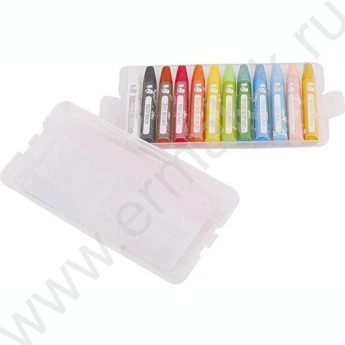 Пастель масляная 12цв  Color Emotion /шестигранная /пласт. кор. | Фото 2