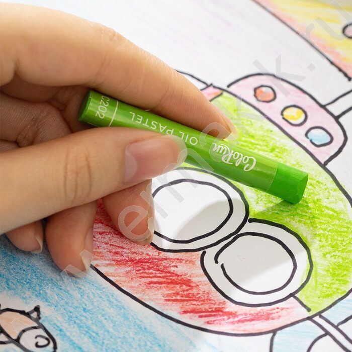 Пастель масляная 12цв  ColoRun /картон.кор. /европодвес | Фото 8