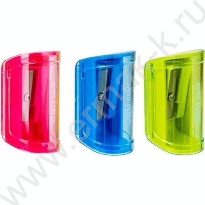 Точилка 1отв. пластик Neon, ассорти /туба | Фото 1