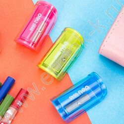 Точилка 1отв. пластик Neon, ассорти /туба | Фото 3