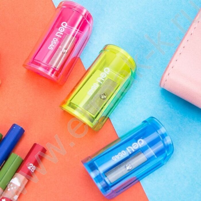 Точилка 1отв. пластик Neon, ассорти /туба | Фото 3