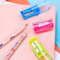 Точилка 1отв. пластик Neon, ассорти /туба | Фото 4