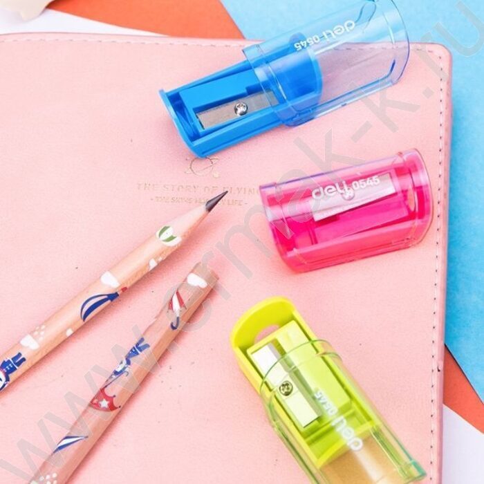 Точилка 1отв. пластик Neon, ассорти /туба | Фото 4