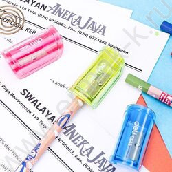 Точилка 1отв. пластик Neon, ассорти /туба | Фото 5