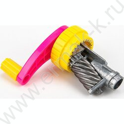 Точилка механическая 1 отверстие пластик /ассорти - розовый. зеленый, голубой | Фото 7