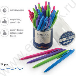 Ручка шар авт SlimClick.Special синяя 0,5мм /антискольз.корпус/5цв.корпуса | Фото 4