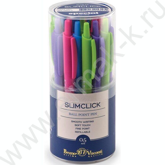 Ручка шар авт SlimClick.Special синяя 0,5мм /антискольз.корпус/5цв.корпуса | Фото 5