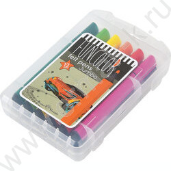 Фломастеры  12цв Funcolor jumbo утолщенные в пл.пенале | Фото 4