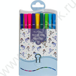 Фломастеры  18цв Happycolor в пл.пенале | Фото 2