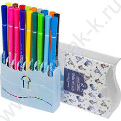 Фломастеры  18цв Happycolor в пл.пенале | Фото 4