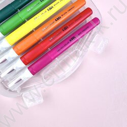 Фломастеры  12цв Funcolor кисточки в пл.пенале | Фото 4