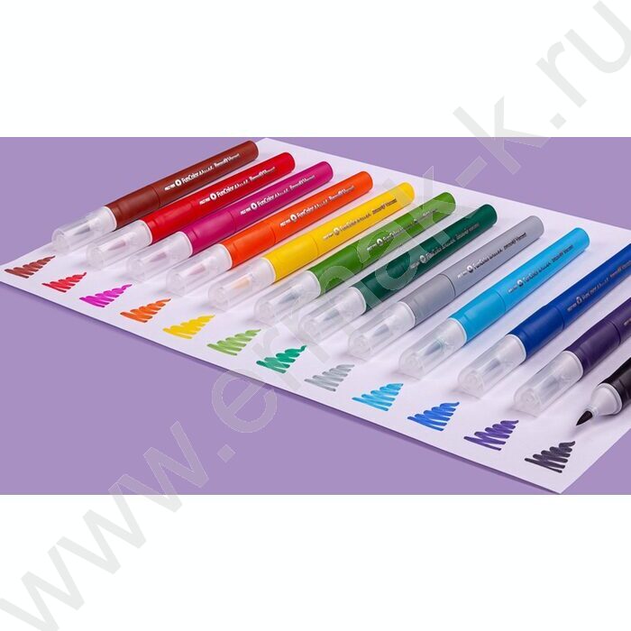 Фломастеры  12цв Funcolor кисточки в пл.пенале | Фото 6