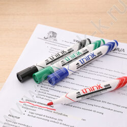 Маркер д/маркерных досок /набор  4цв/ 2мм круг Think блистер | Фото 5