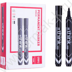 Маркер перм. /черный/ 1,5мм круг Think | Фото 4