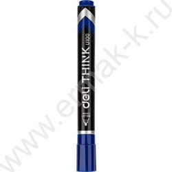 Маркер перм. /синий/ 1,5мм круг Think | Фото 2
