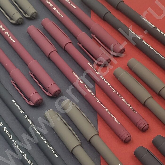 Ручка шар SlimWrite.Original синяя 0,5мм /антискольз.корпус/3цв.корпуса | Фото 6