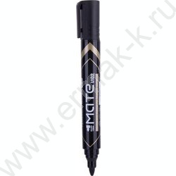 Маркер перм. /черный/ 1,5мм круг Mate   | Фото 1