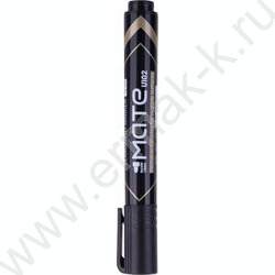 Маркер перм. /черный/ 1,5мм круг Mate   | Фото 2