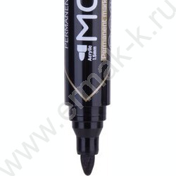 Маркер перм. /черный/ 1,5мм круг Mate   | Фото 3
