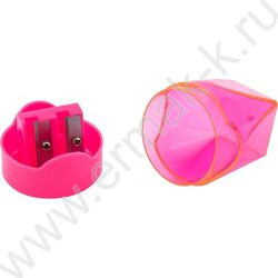 Точилка 2отв. пластик, ассорти /дисплей | Фото 3