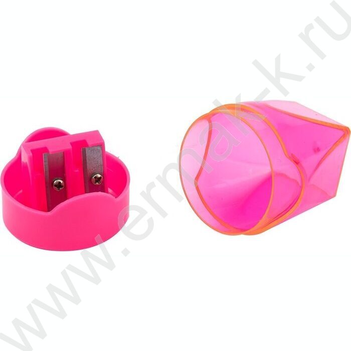 Точилка 2отв. пластик, ассорти /дисплей | Фото 3