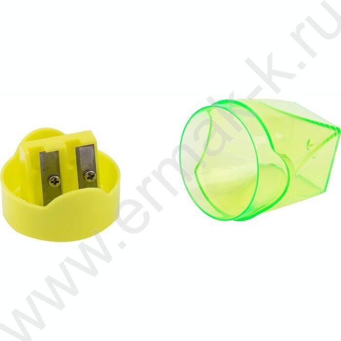 Точилка 2отв. пластик, ассорти /дисплей | Фото 5