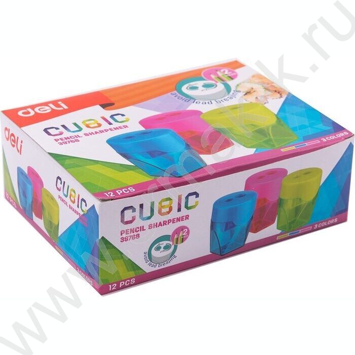 Точилка 2отв. пластик, ассорти /дисплей | Фото 7