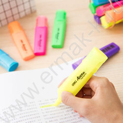 Текстовыделитель /желтый/ 1-5мм косой Accent Delight | Фото 4