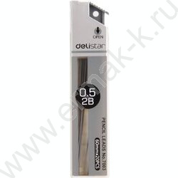 Грифель ч/гр 0,5мм 2В 20гриф / туба | Фото 2