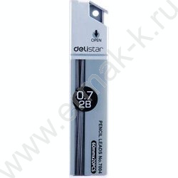 Грифель ч/гр 0,7мм 2В 20гриф / туба | Фото 2