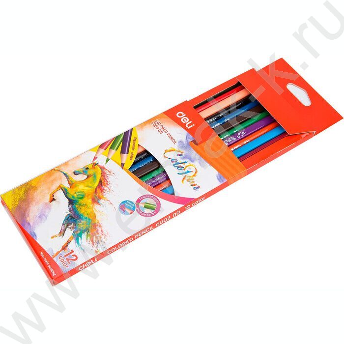 Карандаши  12цв ColoRun тополь /трехгранные /европодвес | Фото 2