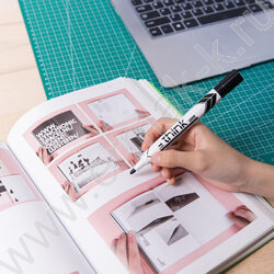 Маркер д/маркерных досок /черный/ 2мм круг Think | Фото 5