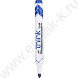Маркер д/маркерных досок /синий/ 2мм круг Think | Фото 1
