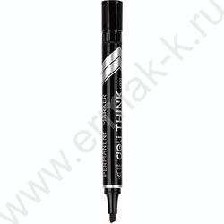Маркер перм. /черный/ 1,5-5мм косой Think | Фото 1