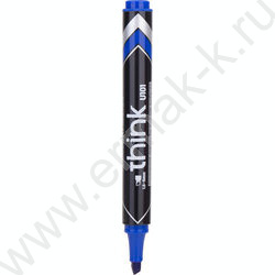 Маркер перм. /синий/ 1,5-5мм косой Think | Фото 1